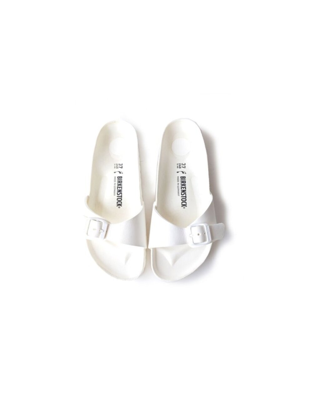Birkenstock Madrid Eva White |  Womens Size 6 Narrow Slide Sandals